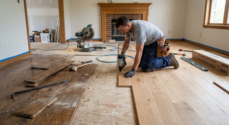 Hardwood Replacement in Manassas, VA