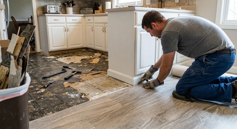 Linoleum Flooring Replacement in Fort Worth, TX