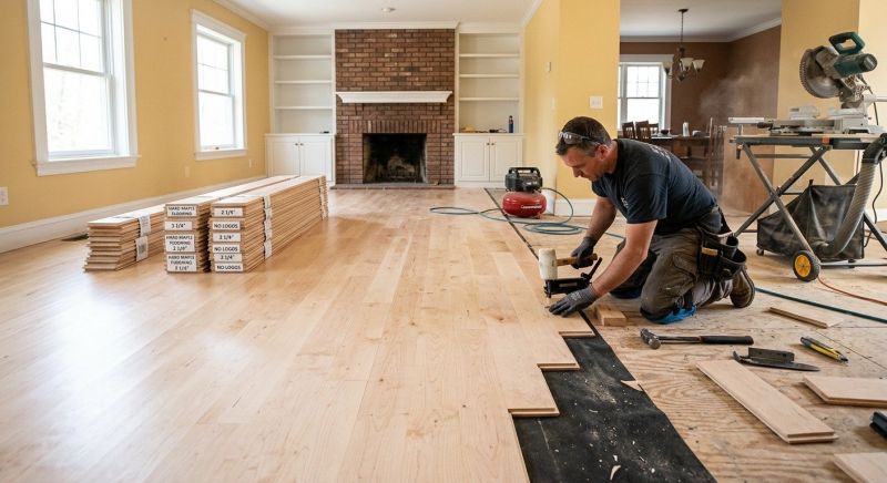 Maple Flooring Installation in San Antonio, TX