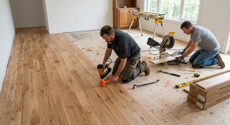 Oak Floor Replacement in Manassas, VA