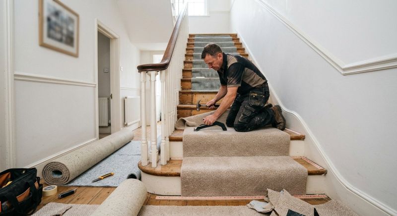 Stair Carpet Replacement in Monmouth County, NJ