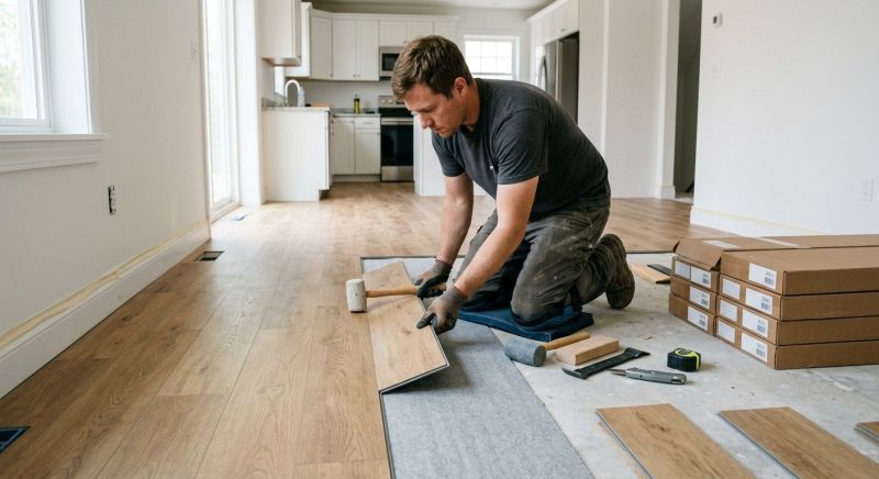 Vinyl Plank Floor Installation in Austin, TX