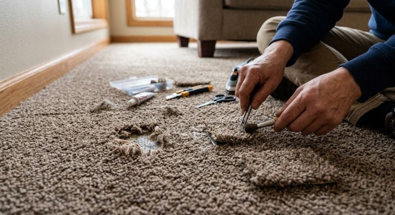 Carpet Hole Repair in Olathe, KS