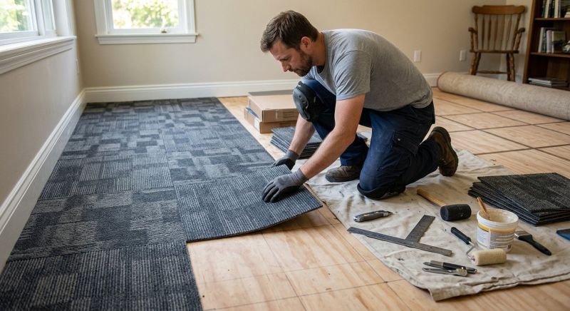 Carpet Tiles Installation in Somerset County, NJ