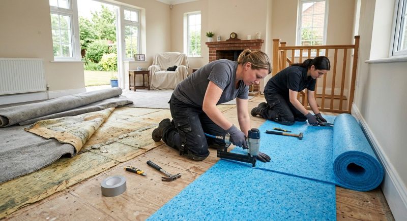 Carpet Underlay Replacement in Alpharetta, GA