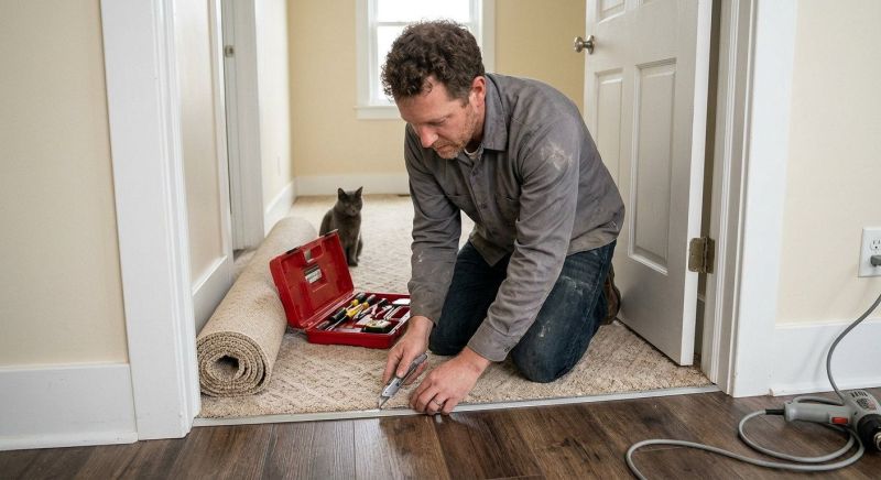 Doorway Carpet Repair in Olathe, KS