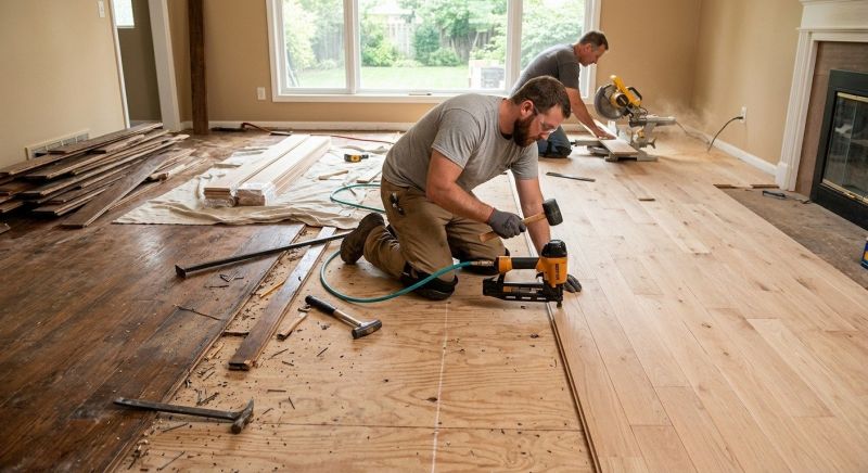 Hardwood Floor Installation in Fort Worth, TX