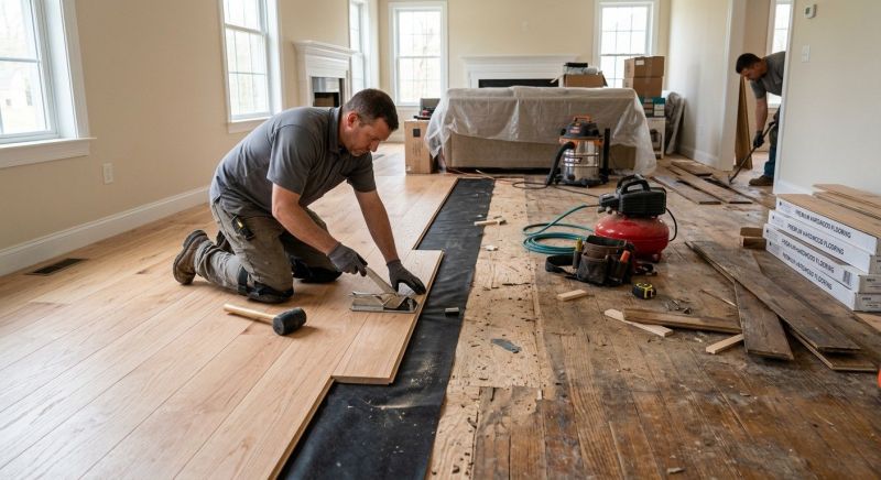 Hardwood Floor Installation in Manassas, VA