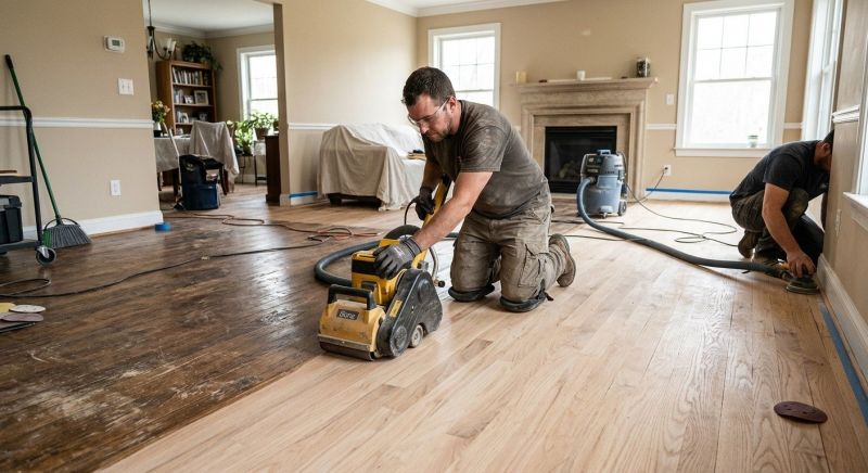Hardwood Floor Renovation in Manassas, VA