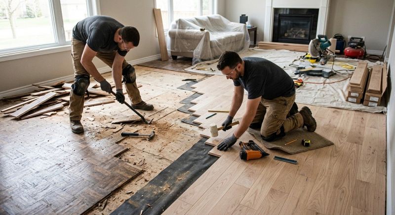Hardwood Floor Renovation in Manassas, VA