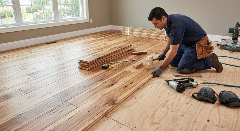 Hickory Floor Installation in Phoenix, AZ