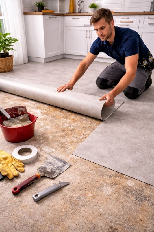 Linoleum Floor Installation in San Antonio, TX
