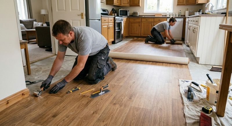Linoleum Flooring Replacement in Manassas, VA