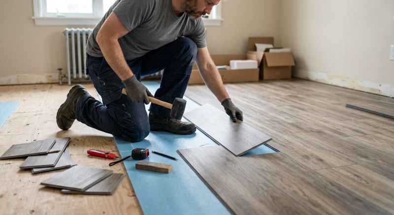 Linoleum Flooring Replacement in Frisco, TX