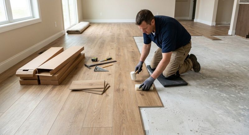 Luxury Vinyl Tile Installation in Manassas, VA