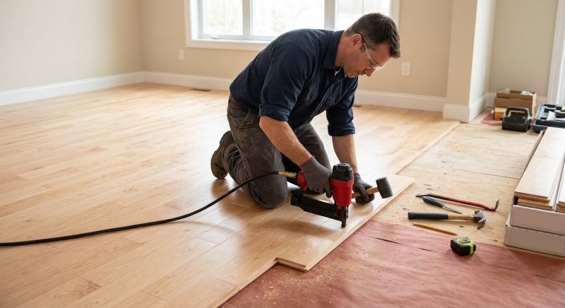 Maple Flooring Installation in Fort Worth, TX