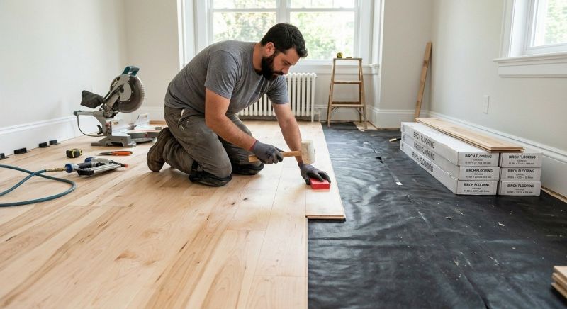 Maple Flooring Installation in Manassas, VA