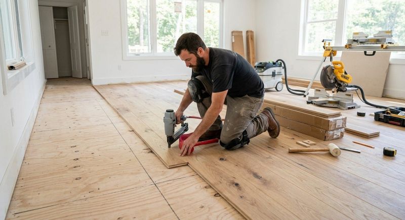 Oak Floor Installation in San Antonio, TX