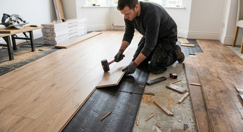 Plank Laminate Installation in Roseville, CA