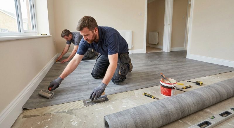 Sheet Flooring Installation in Denton, TX