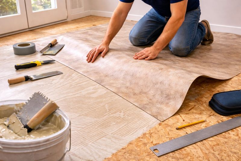 Sheet Flooring Installation in Denton, TX