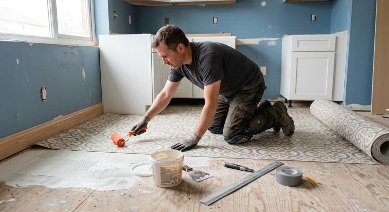 Sheet Linoleum Installation in Scottsdale, AZ