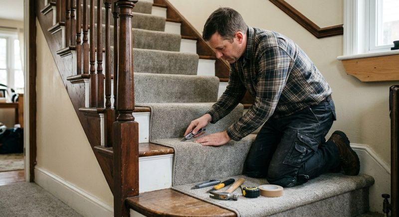 Stair Carpet Repair in Olathe, KS
