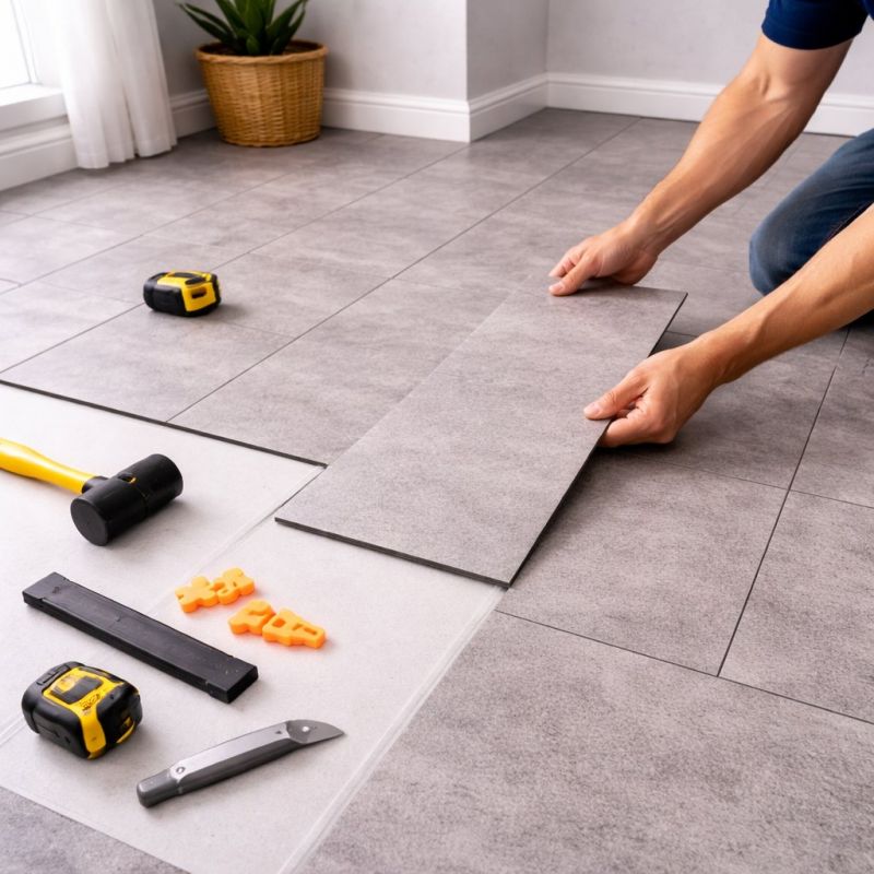 Vinyl Tile Installation in Manassas, VA