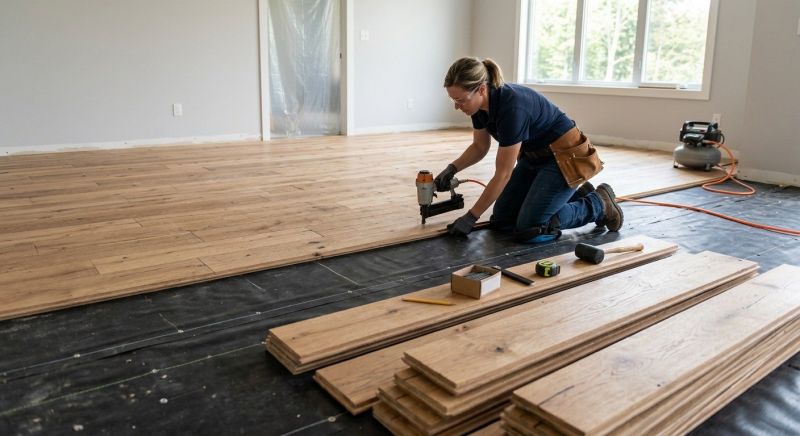Walnut Flooring Installation in Phoenix, AZ