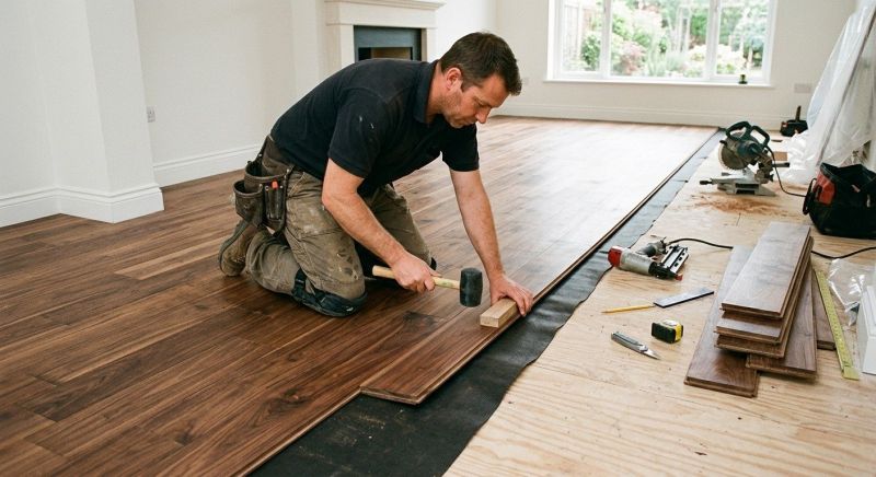 Walnut Flooring Installation in Austin, TX