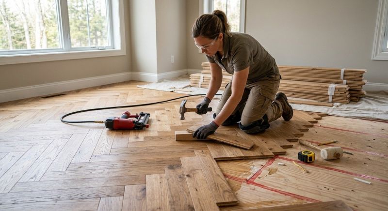 Walnut Flooring Installation in San Antonio, TX
