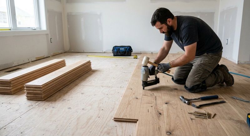 White Oak Floor Installation in Phoenix, AZ